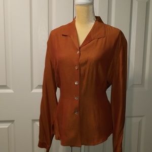 Long Sleeve Copper Top